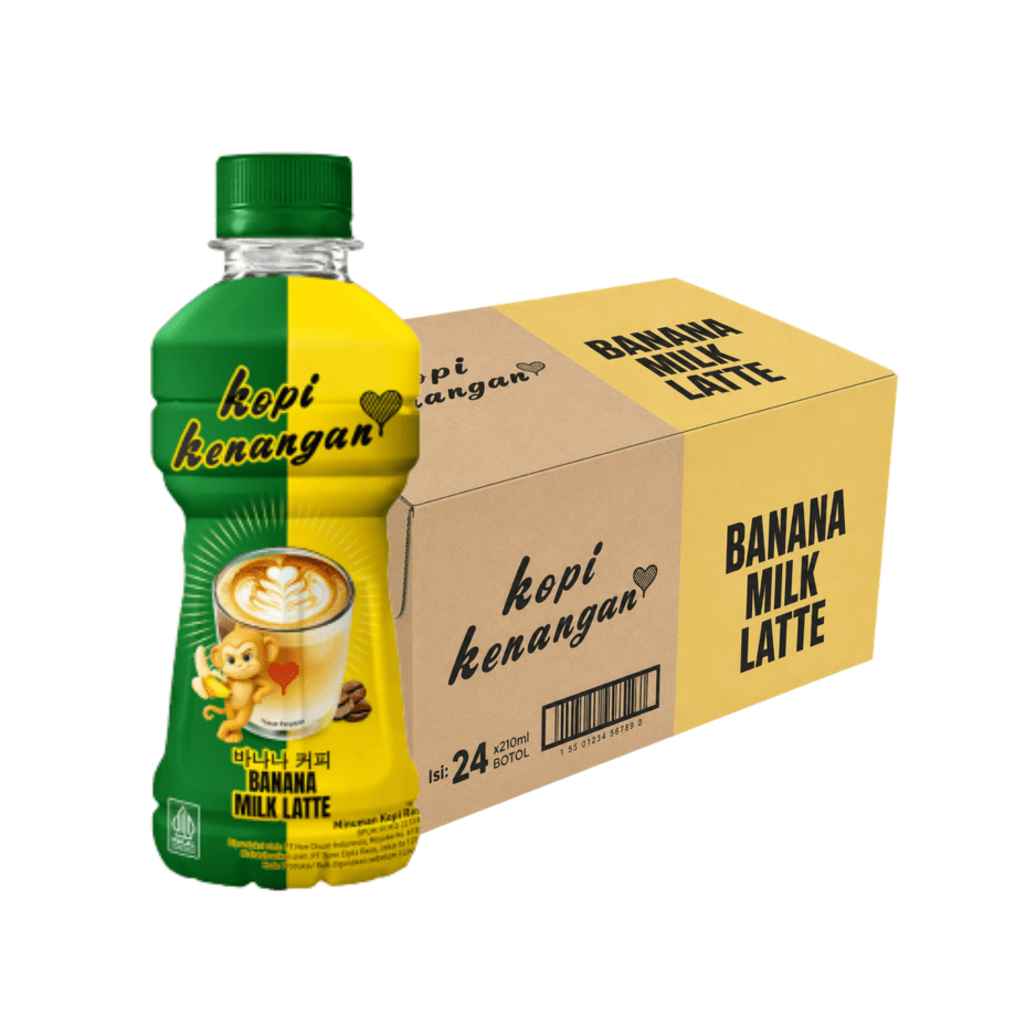 KOPI KENANGAN Banana Milk Latte 210ML X 24 (BOTTLE) - ABSOLUTE MARTKOPI KENANGAN Banana Milk Latte 210ML X 24 (BOTTLE)Ready To Drink Coffee