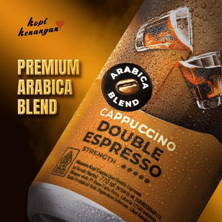 KOPI KENANGAN Cappuccino Double Espresso 220ML X 24 (CAN) - ABSOLUTE MARTKOPI KENANGAN Cappuccino Double Espresso 220ML X 24 (CAN)Ready To Drink Coffee