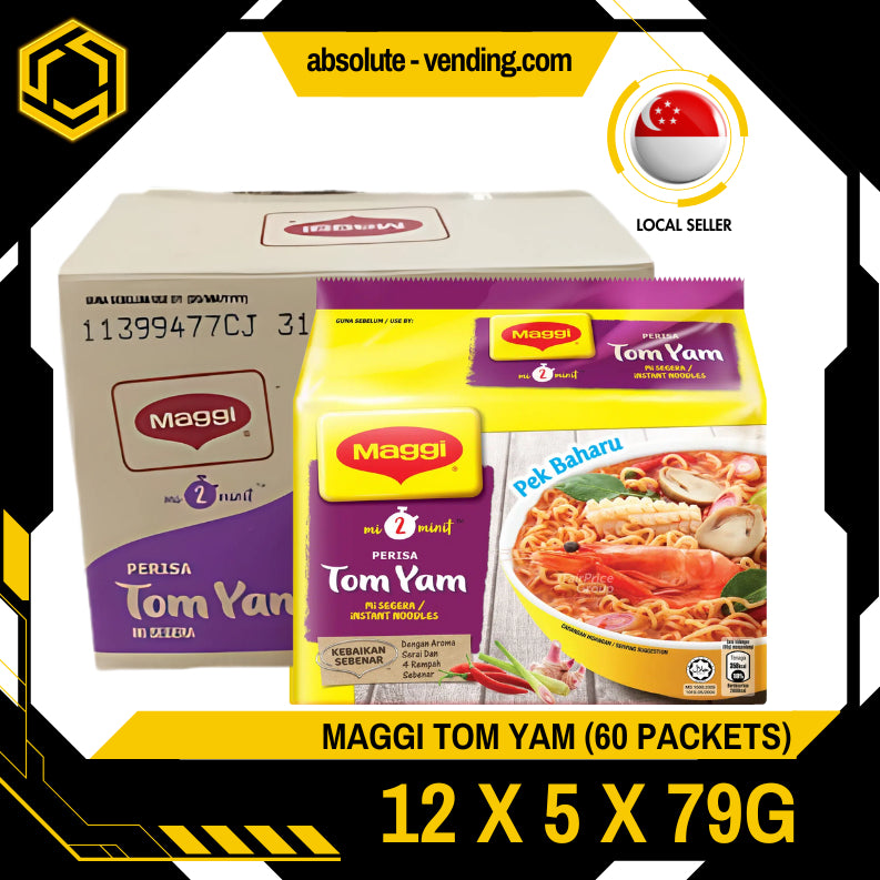 MAGGI Noodles Tom Yam Flavour 12 X 5 X 79G (60 PACKETS)