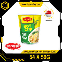 [CARTON] MAGGI CHICKEN HOT CUP Noodles 59G X 54 (CUPS)