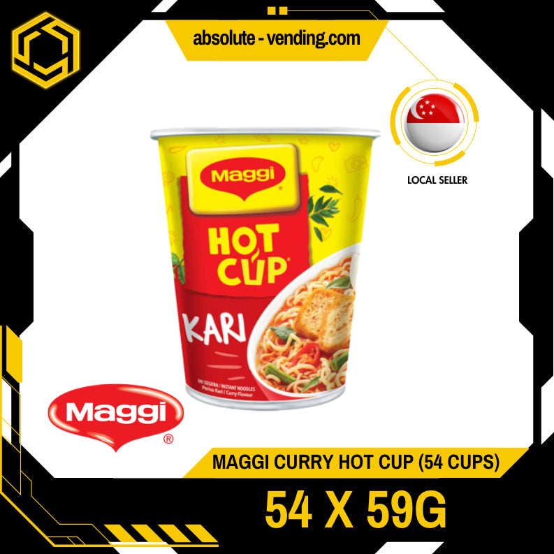 [CARTON] MAGGI Curry HOT CUP Noodles 59G X 54 (CUPS)