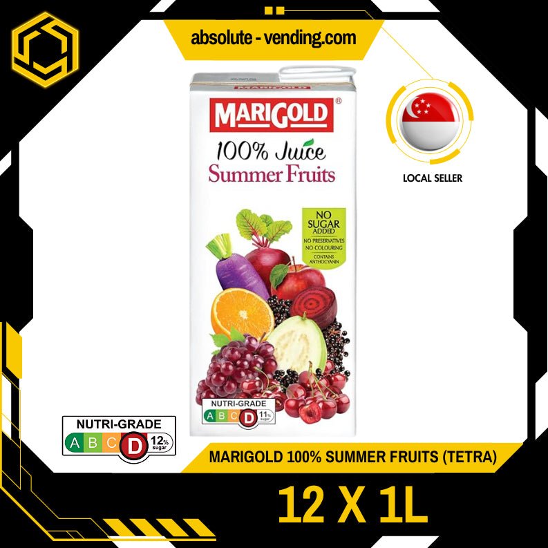 MARIGOLD 100% Summer Fruits Juice 1L X 12 (TETRA) - ABSOLUTE MARTMARIGOLD 100% Summer Fruits Juice 1L X 12 (TETRA)
