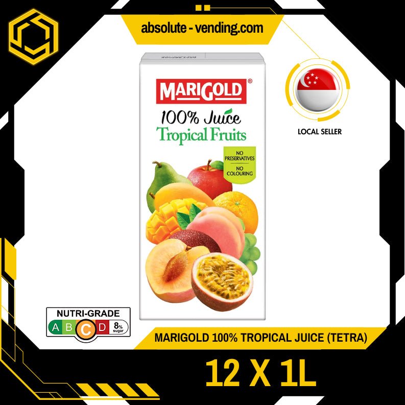 MARIGOLD 100% Tropical Fruit 1L X 12 (TETRA) - ABSOLUTE MARTMARIGOLD 100% Tropical Fruit 1L X 12 (TETRA)