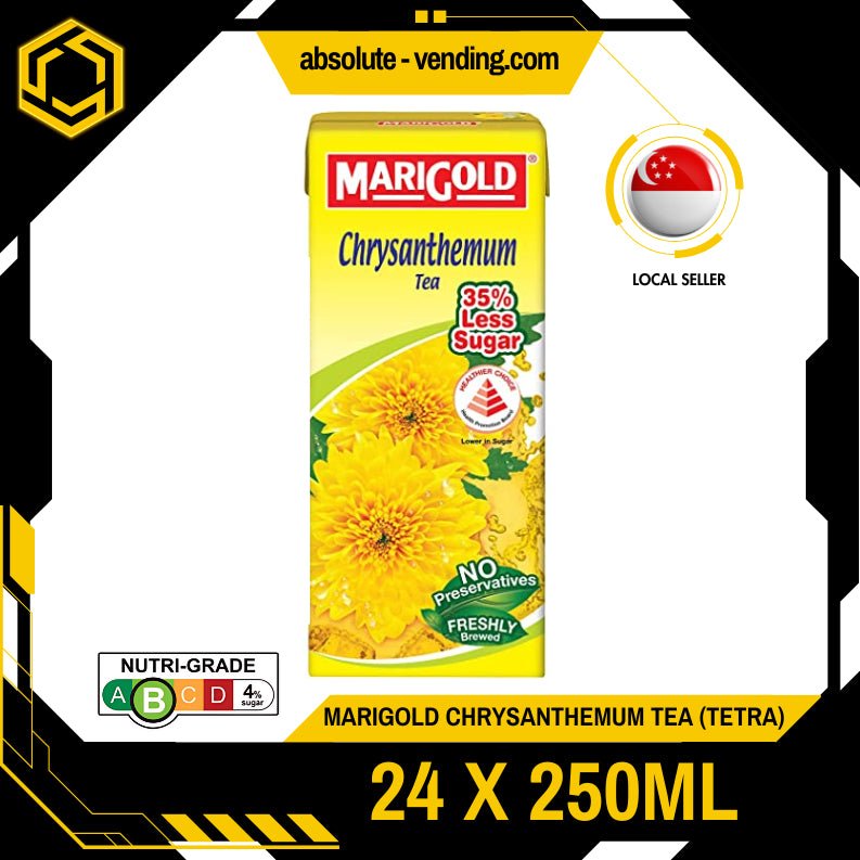 MARIGOLD Asian Drink Chrysanthemum Tea 250ML X 24 (TETRA) - ABSOLUTE MARTMARIGOLD Asian Drink Chrysanthemum Tea 250ML X 24 (TETRA)