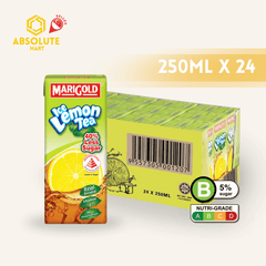 MARIGOLD Asian Drink Lemon Tea 250ML X 24 (TETRA) - ABSOLUTE MARTMARIGOLD Asian Drink Lemon Tea 250ML X 24 (TETRA)Flavoured & Milk Tea