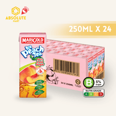 MARIGOLD Asian Drink Peach Tea 250ML X 24 (TETRA) - ABSOLUTE MARTMARIGOLD Asian Drink Peach Tea 250ML X 24 (TETRA)Flavoured & Milk Tea