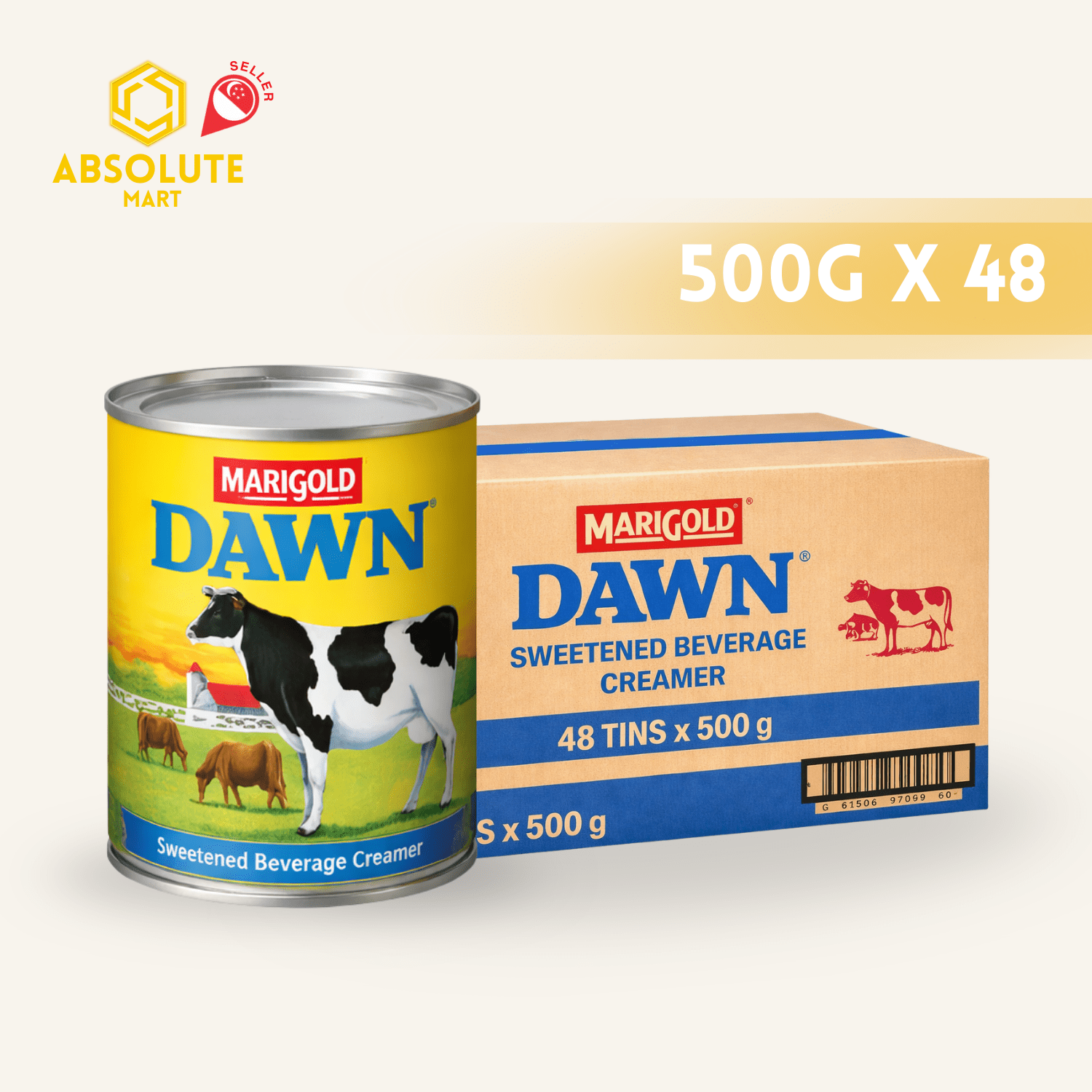 MARIGOLD Dawn Sweetener Creamer 500G X 48 (CAN) - ABSOLUTE MARTMARIGOLD Dawn Sweetener Creamer 500G X 48 (CAN)Creamers & Sweetners