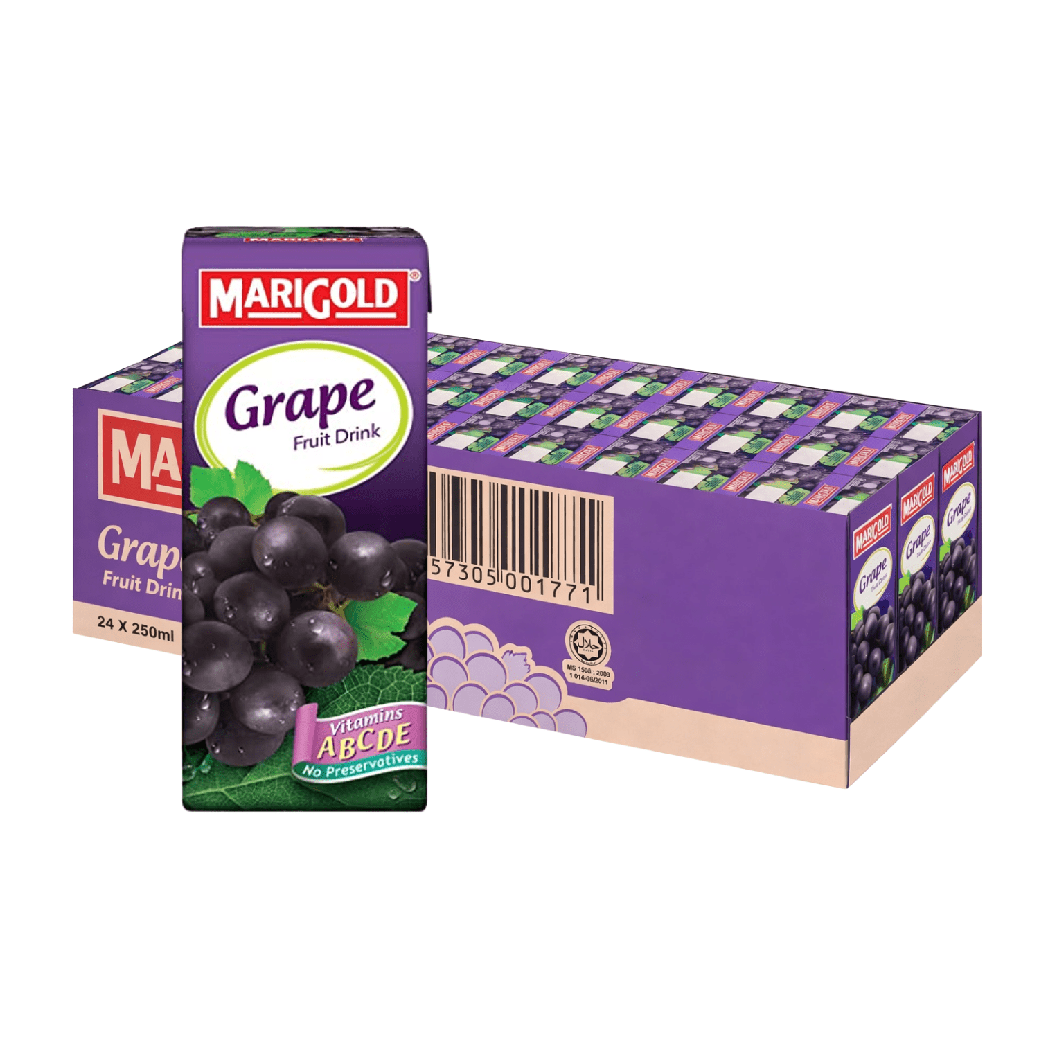 MARIGOLD Fruit Drink Grape 250ML X 24 (TETRA) - ABSOLUTE MARTMARIGOLD Fruit Drink Grape 250ML X 24 (TETRA)Fruit Drinks