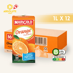 MARIGOLD Fruit Drink Orange Less Sugar 1L X 12 (TETRA) - ABSOLUTE MARTMARIGOLD Fruit Drink Orange Less Sugar 1L X 12 (TETRA)Fruit Drinks