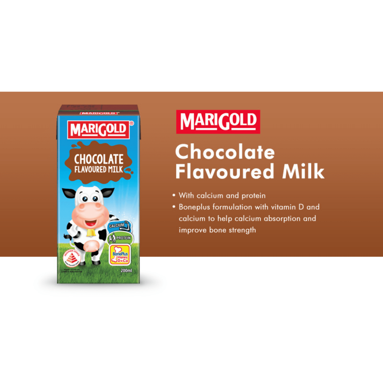 MARIGOLD UHT Chocolate Milk 1L X 12 (TETRA) - ABSOLUTE MARTMARIGOLD UHT Chocolate Milk 1L X 12 (TETRA)Chocolate Milk