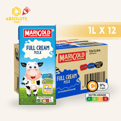 MARIGOLD UHT Full Cream Milk 1L X 12 (TETRA) - ABSOLUTE MARTMARIGOLD UHT Full Cream Milk 1L X 12 (TETRA)Dairy Milk