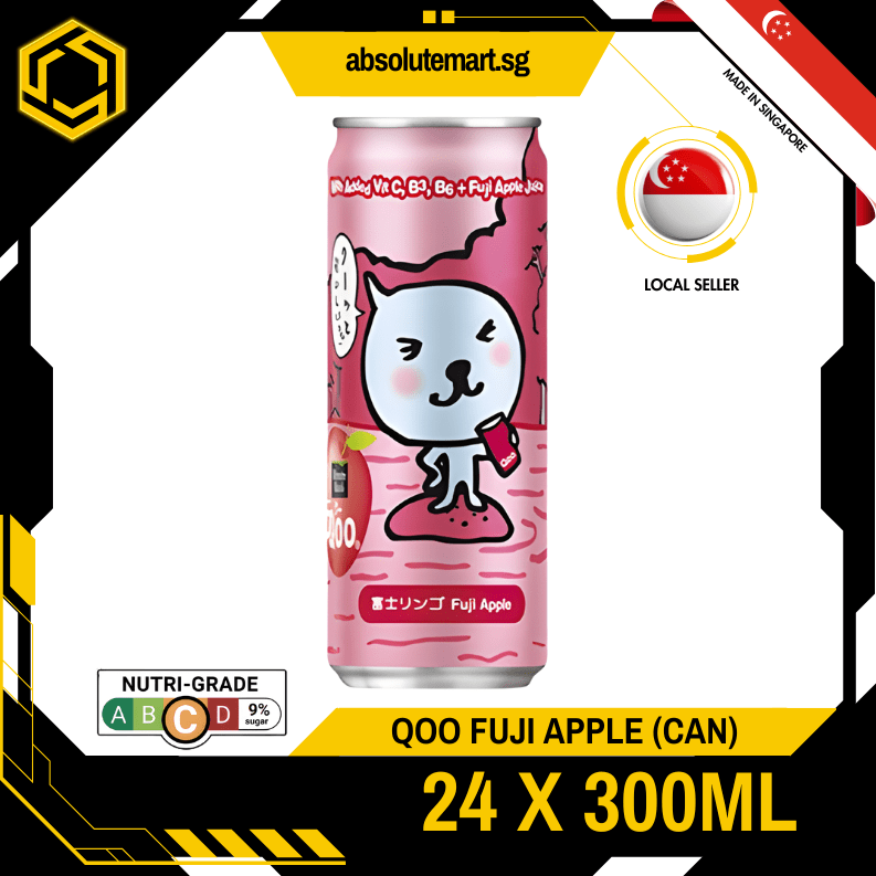 MINUTE MAID Qoo Fuji Apple 300ML x 24 (CAN) - ABSOLUTE MARTMINUTE MAID Qoo Fuji Apple 300ML x 24 (CAN)