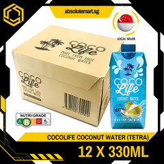 COCOLIFE Coconut Water 330ML X 12 (TETRA)