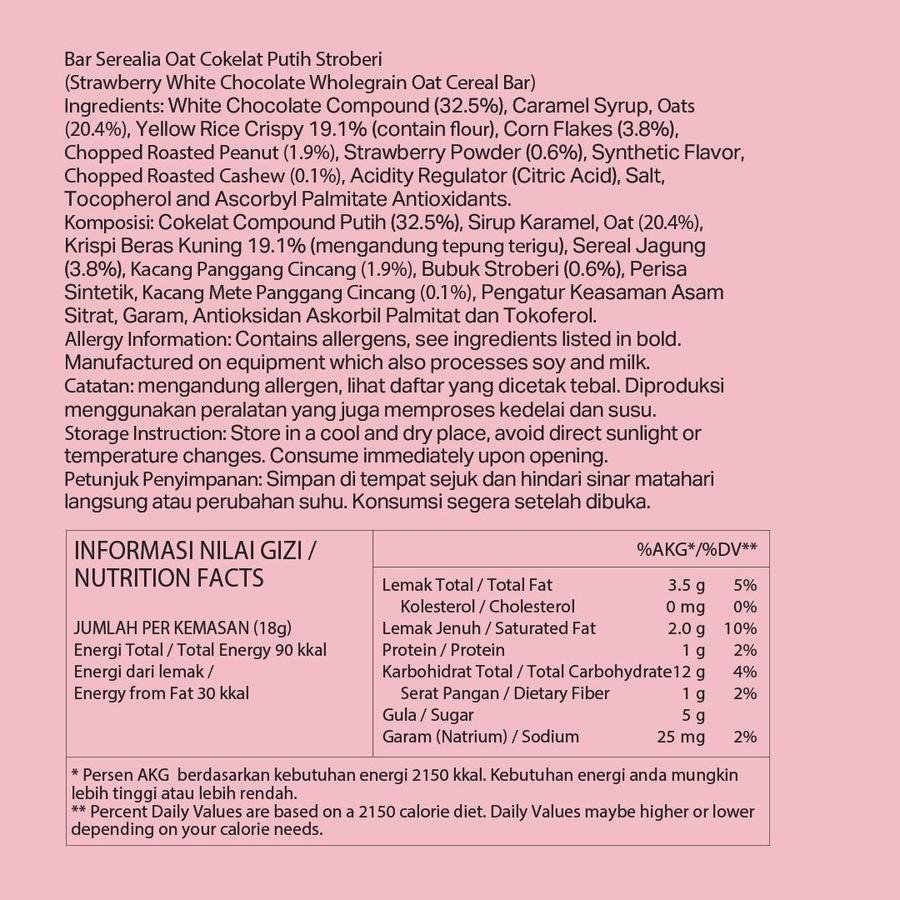 [MIX PACK] OATSIDE Peanut Butter + OATSIDE Strawberry Wholegrain Oat Cereal Bars 2 Pack X 12 X 18G - ABSOLUTE MART[MIX PACK] OATSIDE Peanut Butter + OATSIDE Strawberry Wholegrain Oat Cereal Bars 2 Pack X 12 X 18G