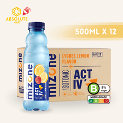 MIZONE Isotonic Lychee Lemon 500ML X 12 (BOTTLE) - ABSOLUTE MARTMIZONE Isotonic Lychee Lemon 500ML X 12 (BOTTLE)Isotonic Drinks