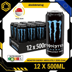 MONSTER ABSOLUTELY ZERO 500ML X 12 (CAN) - ABSOLUTE MARTMONSTER ABSOLUTELY ZERO 500ML X 12 (CAN)