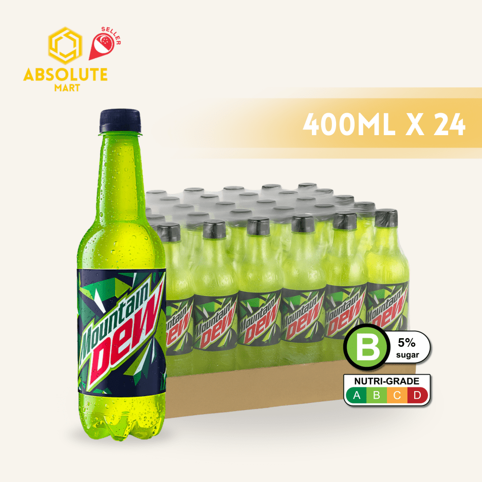 MOUNTAIN DEW 400ML X 24 (BOTTLE) - ABSOLUTE MARTMOUNTAIN DEW 400ML X 24 (BOTTLE)Cola & Classic Sodas