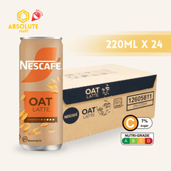 NESCAFE Oat Latte 220ML X 24 (CAN) - ABSOLUTE MARTNESCAFE Oat Latte 220ML X 24 (CAN)Ready To Drink Coffee