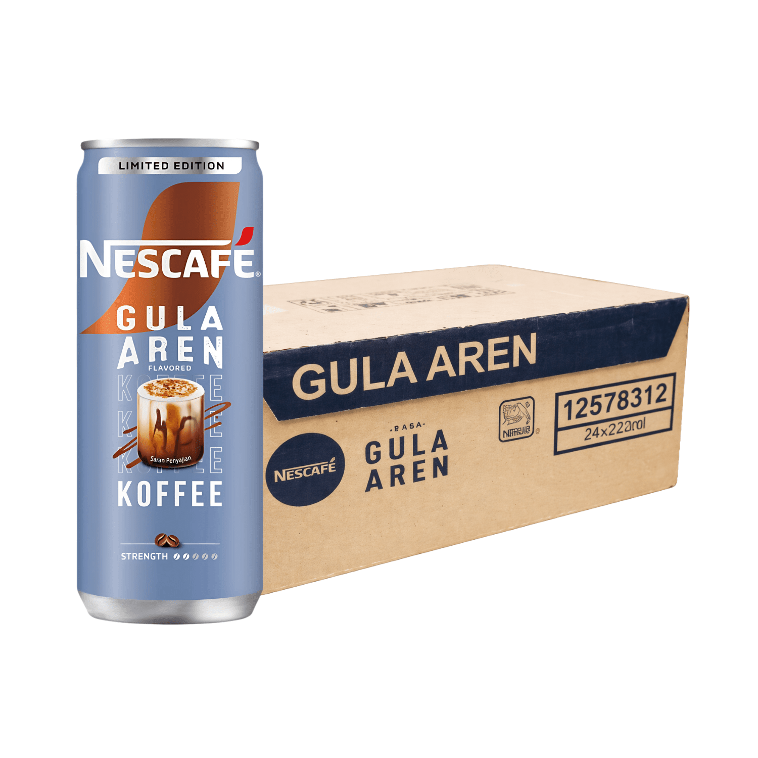 NESCAFE Palm Sugar Coffee 220ML X 24 (CAN) - ABSOLUTE MARTNESCAFE Palm Sugar Coffee 220ML X 24 (CAN)Ready To Drink Coffee