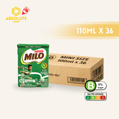 NESTLE Milo Activ - GO 110ML X 36 (TETRA) - ABSOLUTE MARTNESTLE Milo Activ - GO 110ML X 36 (TETRA)Malt Drinks