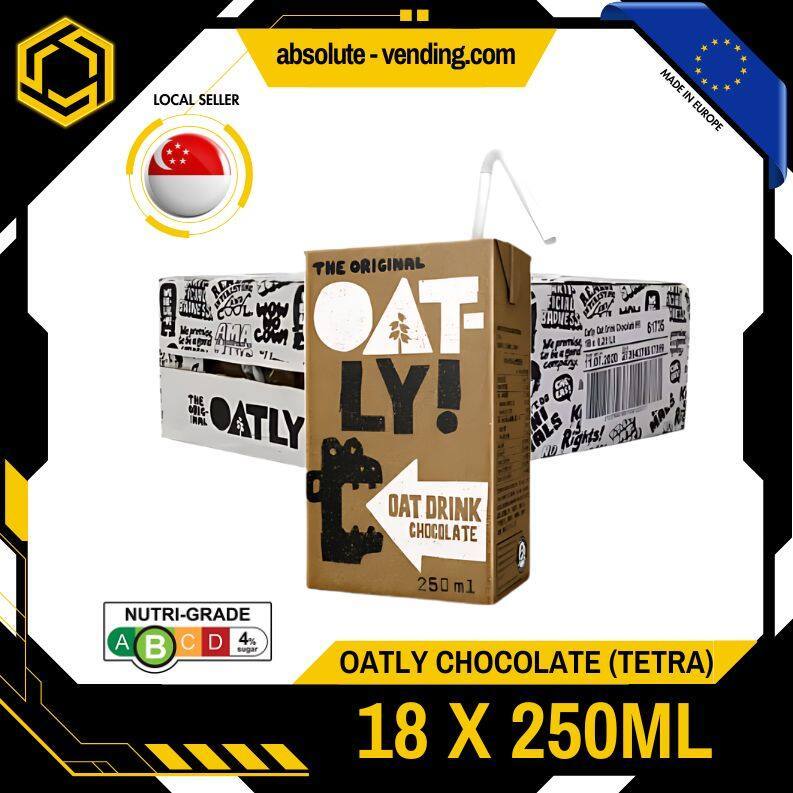 OATLY Chocolate Oat Milk 250ML X 18 (TETRA) - ABSOLUTE MARTOATLY Chocolate Oat Milk 250ML X 18 (TETRA)