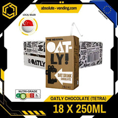 OATLY Chocolate Oat Milk 250ML X 18 (TETRA) - ABSOLUTE MARTOATLY Chocolate Oat Milk 250ML X 18 (TETRA)