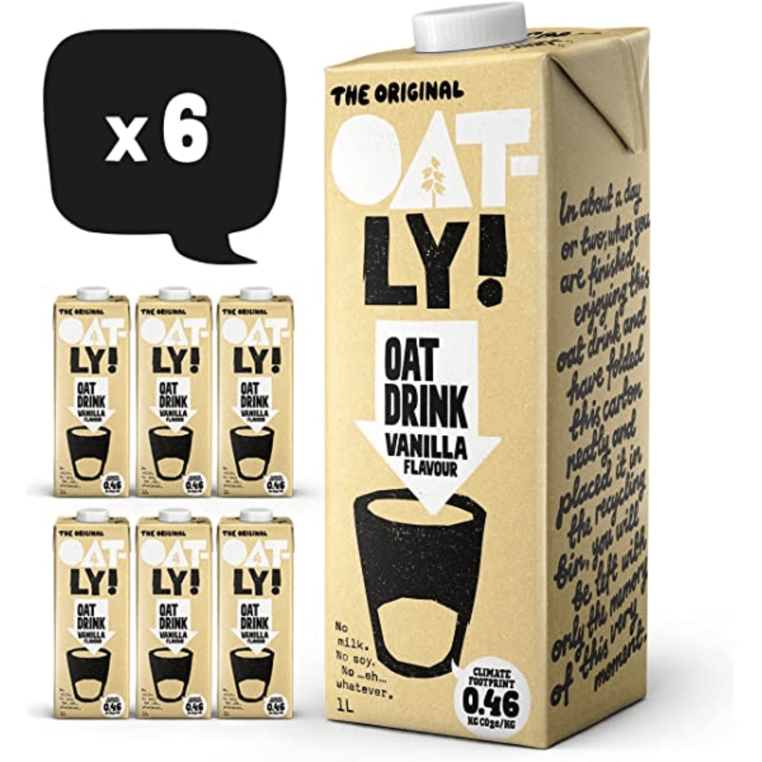 OATLY Vanilla Oat Milk 1L X 6 (TETRA) - ABSOLUTE MARTOATLY Vanilla Oat Milk 1L X 6 (TETRA)Oat Milk