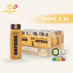 OATSIDE Caramel Macchiato Edition Oat Milk 240ML X 24 (BOTTLE) - ABSOLUTE MARTOATSIDE Caramel Macchiato Edition Oat Milk 240ML X 24 (BOTTLE)Ready To Drink Coffee