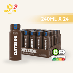 OATSIDE Chocolate Edition Oat Milk 240ML X 24 (BOTTLE) - ABSOLUTE MARTOATSIDE Chocolate Edition Oat Milk 240ML X 24 (BOTTLE)Chocolate Milk