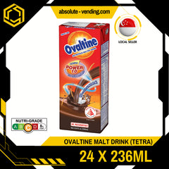 OVALTINE Chocolate Malt 236ML X 24 (TETRA)