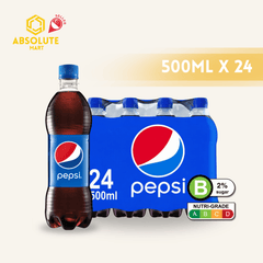 PEPSI 500ML X 24 (BOTTLE) - ABSOLUTE MARTPEPSI 500ML X 24 (BOTTLE)Cola & Classic Sodas