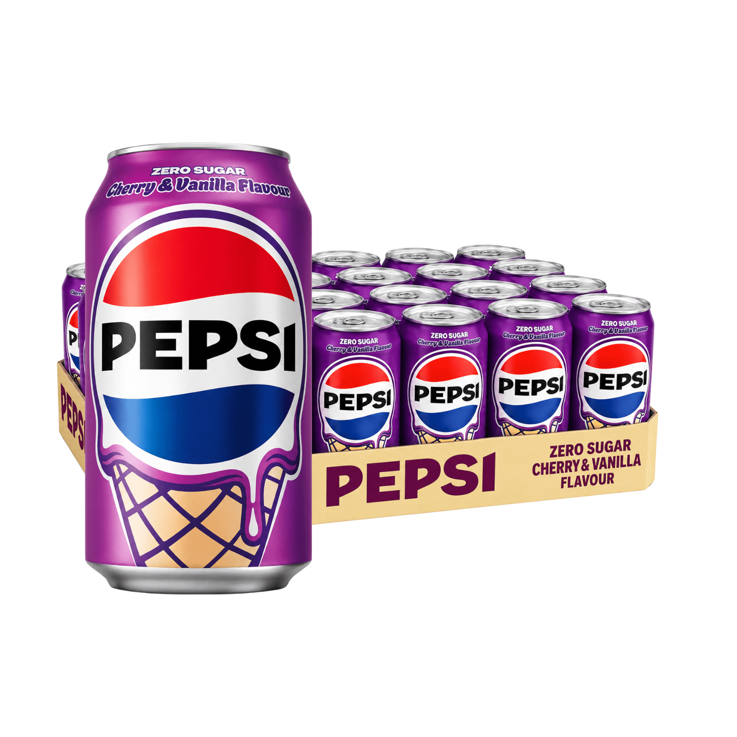 PEPSI Cherry Vanilla Zero Sugar 330ML X 24 (CAN) - ABSOLUTE MARTPEPSI Cherry Vanilla Zero Sugar 330ML X 24 (CAN)Cola & Classic Sodas