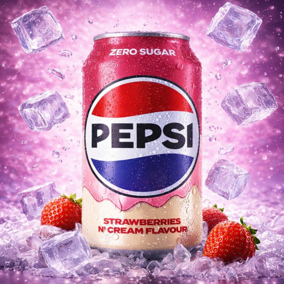 PEPSI Strawberries & Cream Zero Sugar 330MLX 24 (CAN) - ABSOLUTE MARTPEPSI Strawberries & Cream Zero Sugar 330MLX 24 (CAN)Cola & Classic Sodas