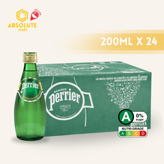 PERRIER Original Sparkling Mineral Water 200ML X 24 (GLASS) - ABSOLUTE MARTPERRIER Original Sparkling Mineral Water 200ML X 24 (GLASS)Sparkling Water