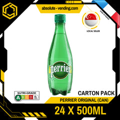 [CARTON] PERRIER Original Sparkling Mineral Water 500ML X 24 (PLASTIC BOTTLES)