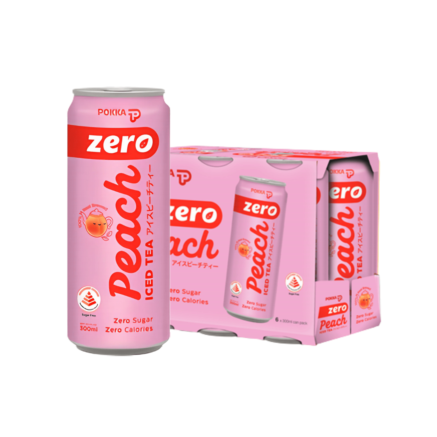 POKKA Ice Peach Tea ZERO 300ML X 24 (CAN) - ABSOLUTE MARTPOKKA Ice Peach Tea ZERO 300ML X 24 (CAN)Flavoured & Milk Tea