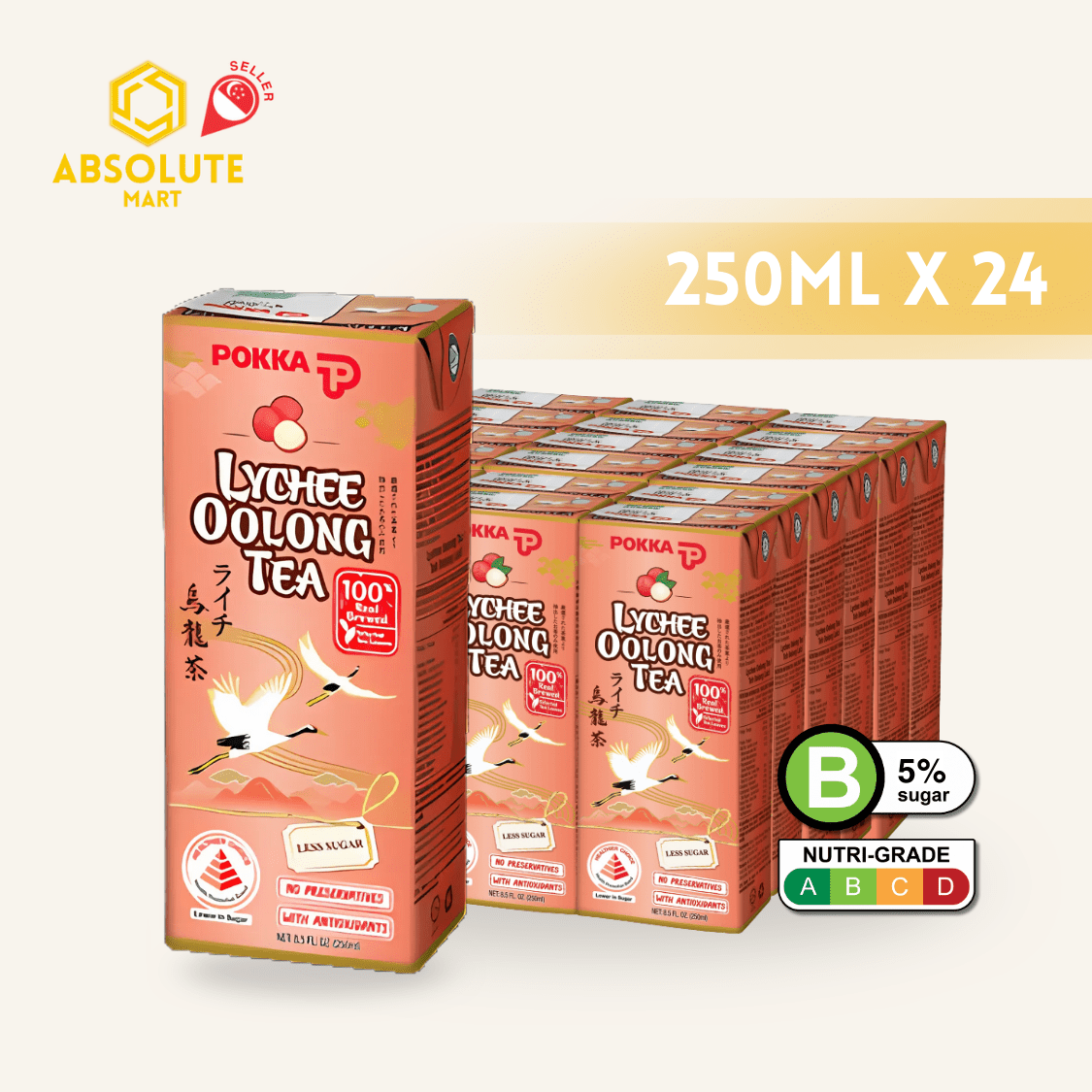 POKKA Lychee Oolong Tea 250ML X 24 (TETRA) - ABSOLUTE MARTPOKKA Lychee Oolong Tea 250ML X 24 (TETRA)Flavoured & Milk Tea