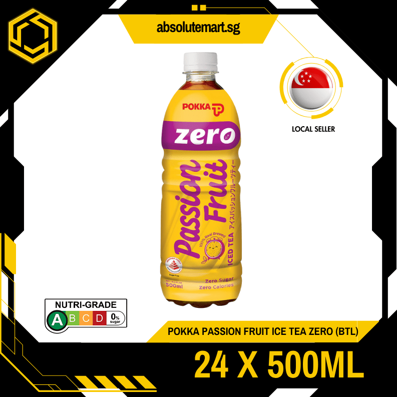 POKKA Passion Fruit Zero 500ML X 24 (BOTTLE) - ABSOLUTE MARTPOKKA Passion Fruit Zero 500ML X 24 (BOTTLE)