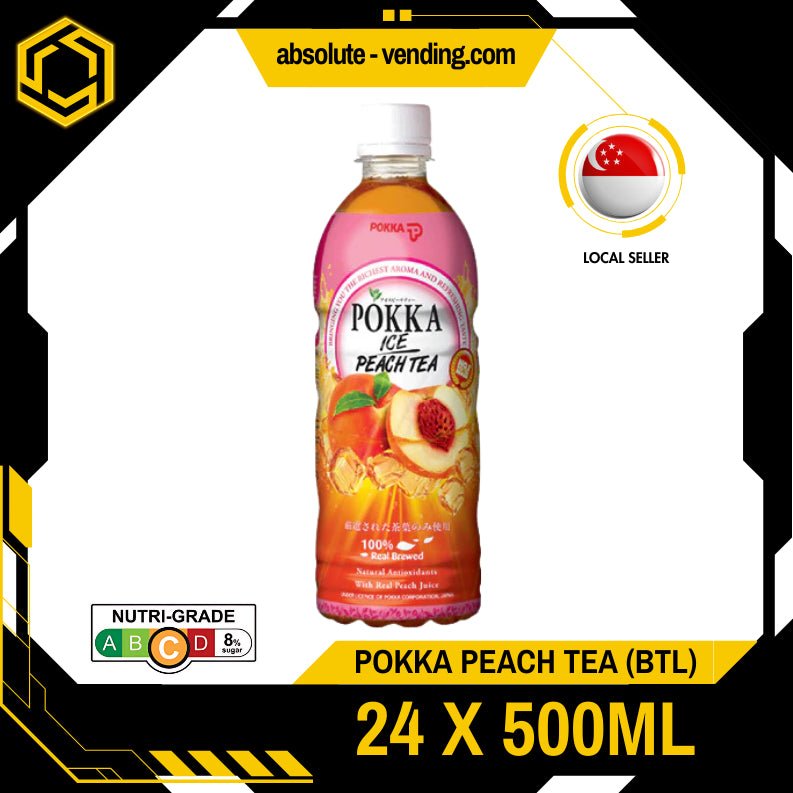 Poch Tea POKKA Peach Tea 500ML X 24 (BOTTLE) – ABSOLUTE MART