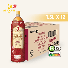 POKKA Straight Red Tea 1.5L X 12 (BOTTLE) - ABSOLUTE MARTPOKKA Straight Red Tea 1.5L X 12 (BOTTLE)Unflavoured Tea