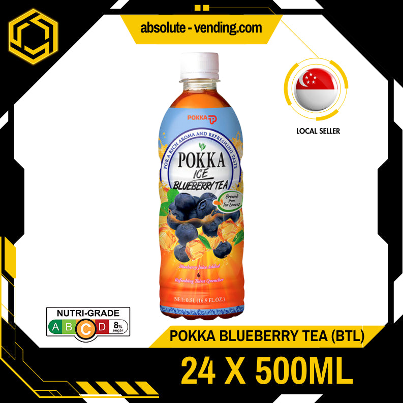 POKKA Blueberry Tea 500ML X 24 (BOTTLE)