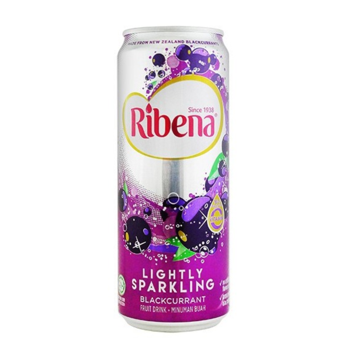 RIBENA Sparkling 300ML X 24 (CAN) - ABSOLUTE MARTRIBENA Sparkling 300ML X 24 (CAN)Fruity Sparkling Drinks