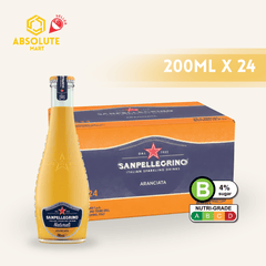 SAN PELLEGRINO Aranciata 200ML X 24 (GLASS) - ABSOLUTE MARTSAN PELLEGRINO Aranciata 200ML X 24 (GLASS)Fruity Sparkling Drinks