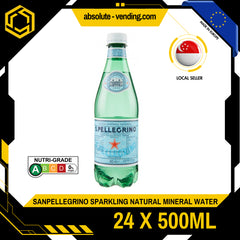 [CARTON] SAN PELLEGRINO Sparkling Mineral Water 500ML X 24 (P.E.T BOTTLE)