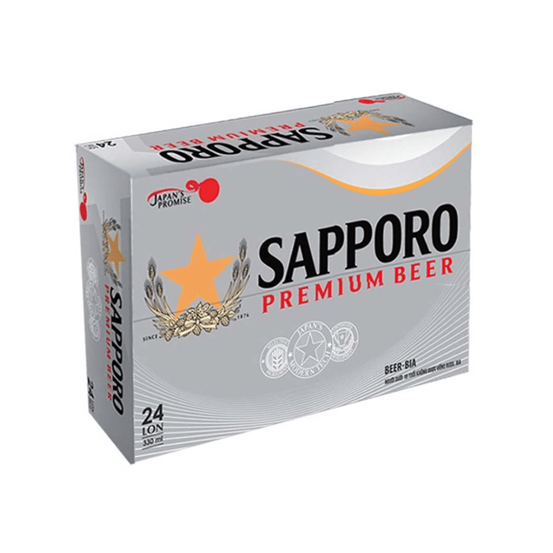 SAPPORO Premium Japanese Beer 330ML X 24 (CAN) - ABSOLUTE MARTSAPPORO Premium Japanese Beer 330ML X 24 (CAN)Alcoholic Beverages