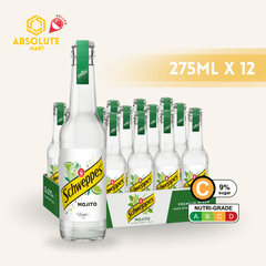 SCHWEPPES Mojito 275ML X 12 (GLASS) - ABSOLUTE MARTSCHWEPPES Mojito 275ML X 12 (GLASS)Tonic & Mixers