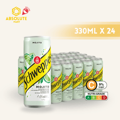 SCHWEPPES Mojito Europe 330ML X 24 (CAN) - ABSOLUTE MARTSCHWEPPES Mojito Europe 330ML X 24 (CAN)Cola & Classic Sodas