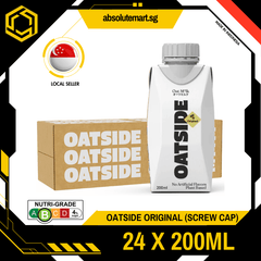 [SCREW CAP] OATSIDE Barista Edition Oat Milk 200ML X 24 (TETRA) (New Stock) - ABSOLUTE MART[SCREW CAP] OATSIDE Barista Edition Oat Milk 200ML X 24 (TETRA) (New Stock)Non - Dairy Milk
