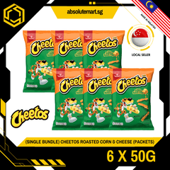 [SINGLE BUNDLE] CHEETOS Roasted Corn & Cheese 50G X 6 (PACKETS) - ABSOLUTE MART[SINGLE BUNDLE] CHEETOS Roasted Corn & Cheese 50G X 6 (PACKETS)
