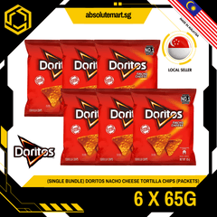 [SINGLE BUNDLE] DORITOS Nacho Cheese 65G X 6 (PACKETS) - ABSOLUTE MART[SINGLE BUNDLE] DORITOS Nacho Cheese 65G X 6 (PACKETS)